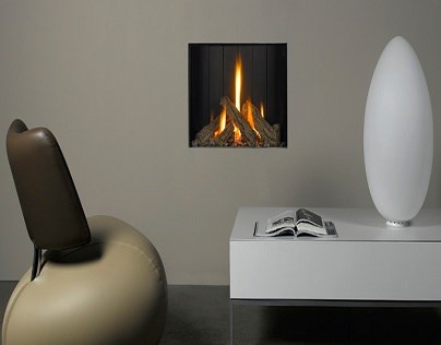 Mounted Balanced Flue Gas Fire: Balanced Flue Fireplaces